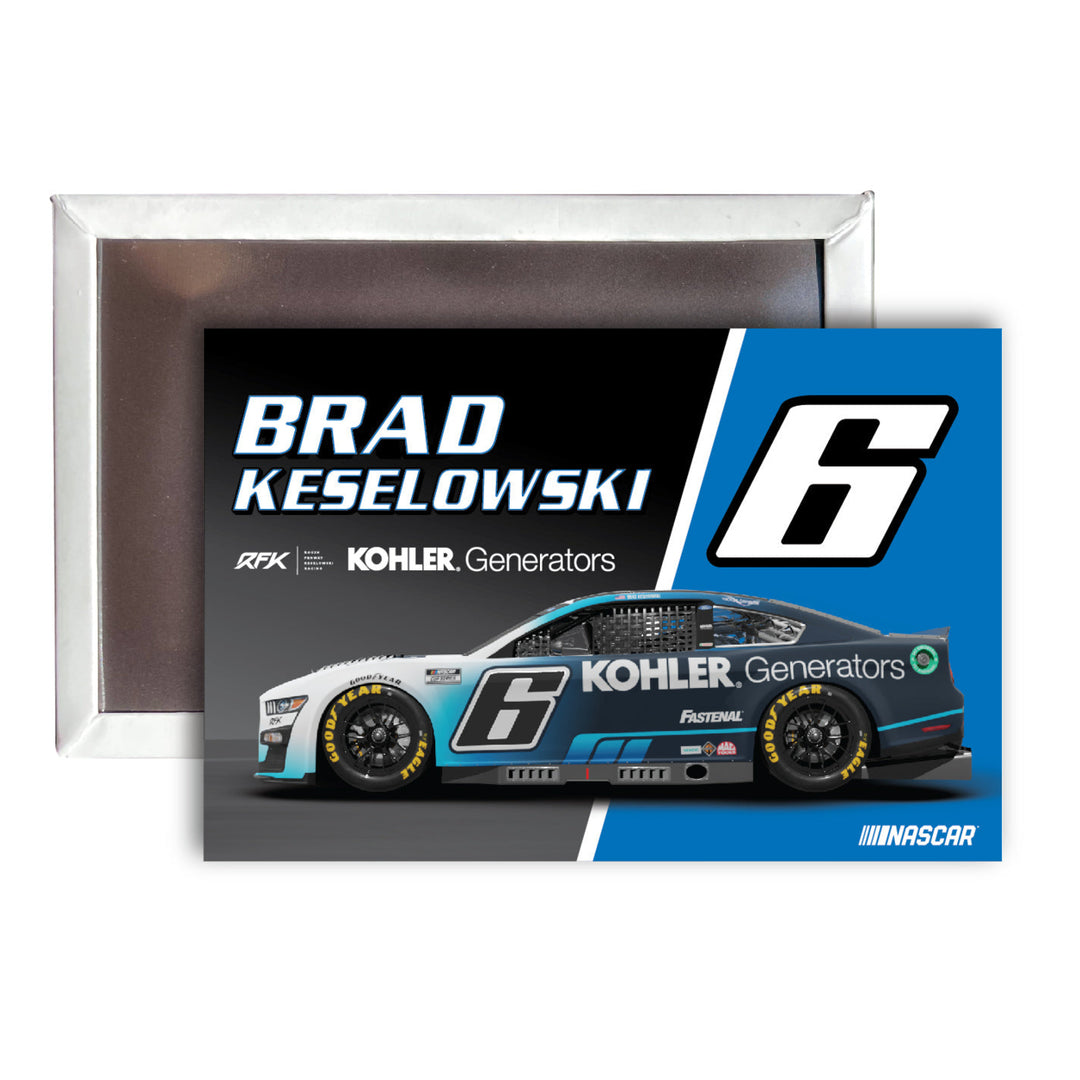 6 Brad Keselowski Nascar 2x3-Inch Fridge Magnet Image 1