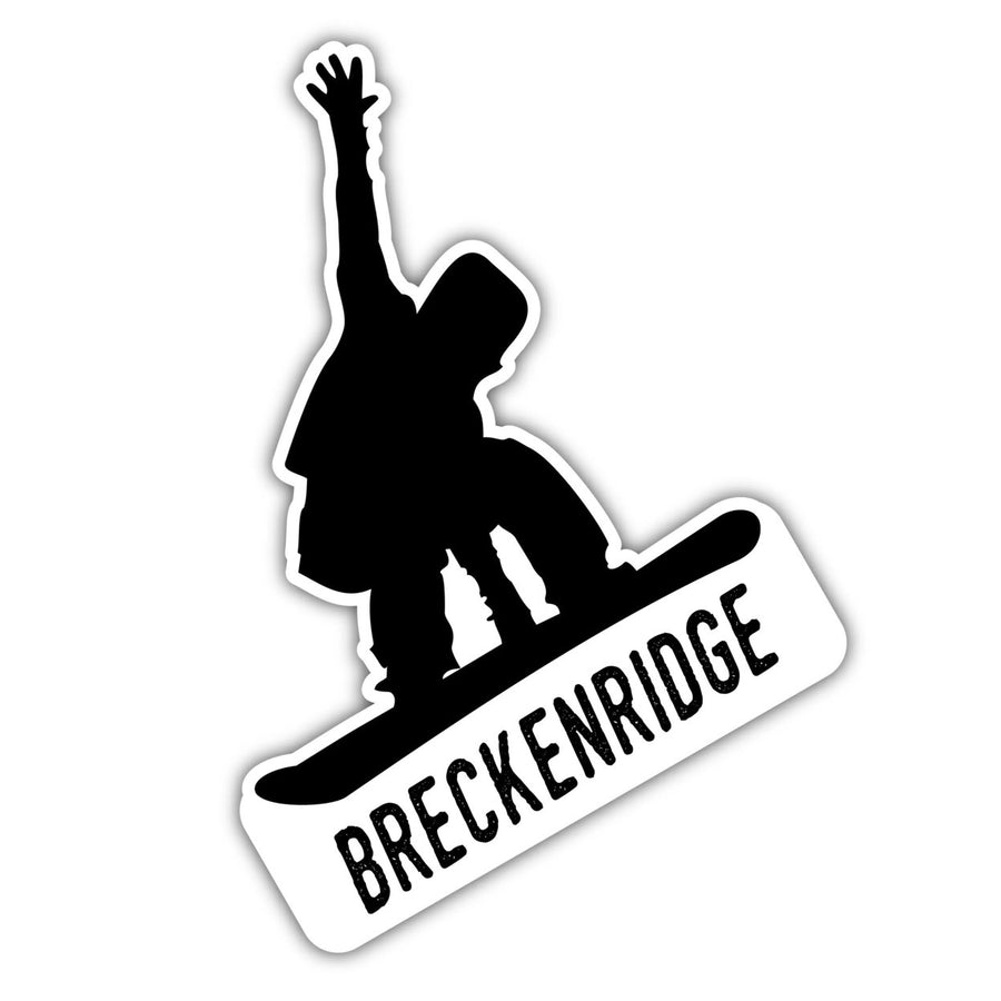 Breckenridge Colorado Ski Adventures Souvenir Approximately 5 x 2.5-Inch Vinyl Decal Sticker Goggle Design Image 1