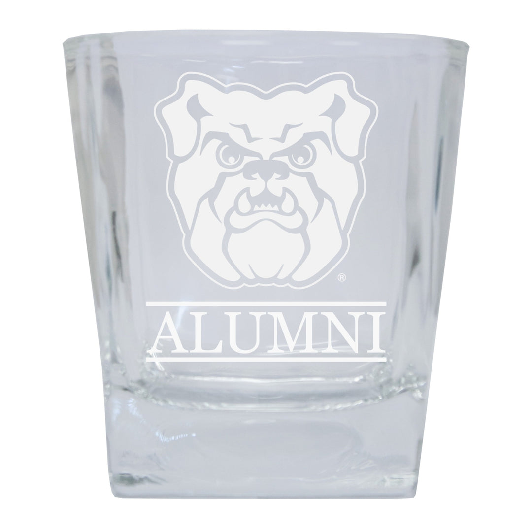 Butler Bulldogs 2-Pack Alumni Elegance 10oz Etched Glass Tumbler Image 1