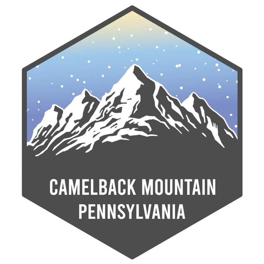 Camelback Mountain Pennsylvania Ski Adventures Souvenir 4 Inch Vinyl Decal Sticker Image 1