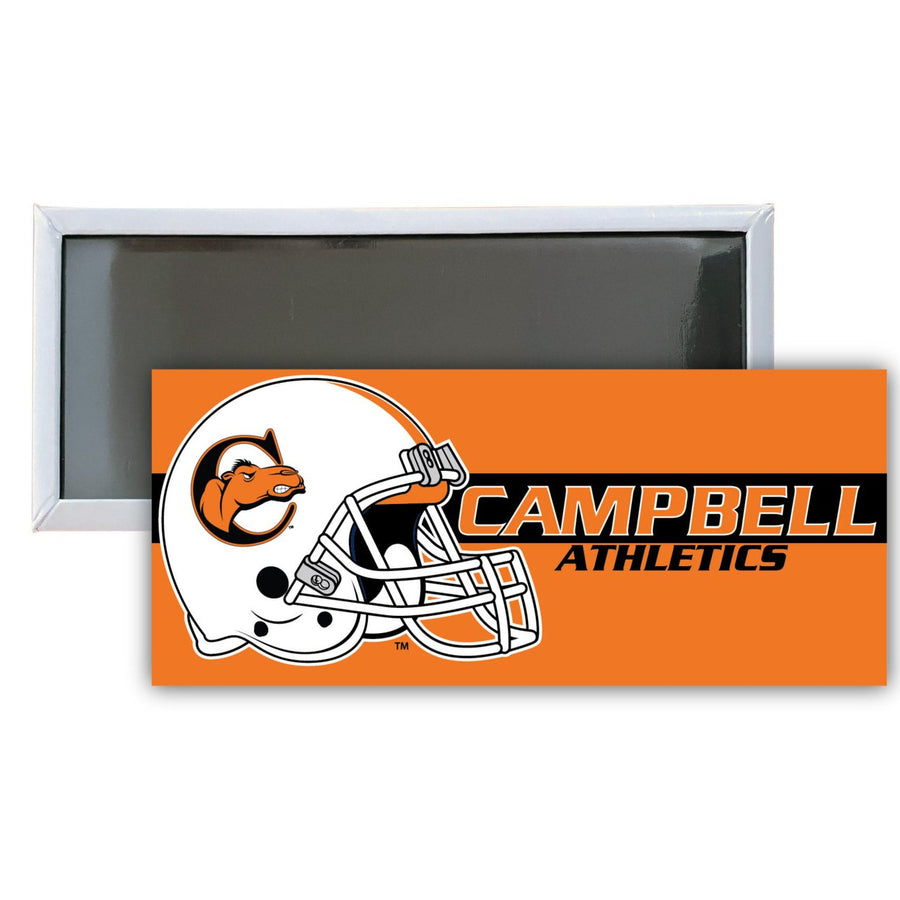 Campbell University Fighting Camels 4.75 x 2-Inch NCAA Vibrant Collegiate Fridge Magnet - Multi-Surface Team Pride Image 1