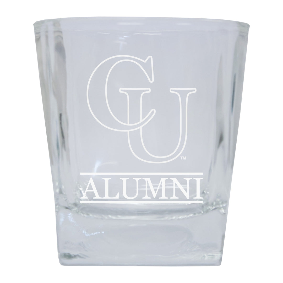 Campbell University Fighting Camels Alumni Elegance - 5 oz Etched Shooter Glass Tumbler 2-Pack Image 1