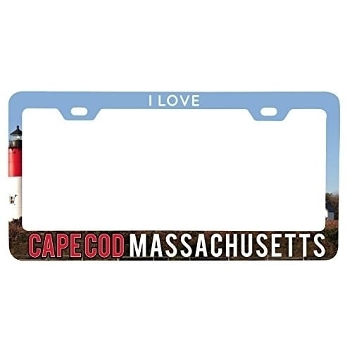 Cape Cod Massachusetts Lighthouse License Plate Frame Image 1