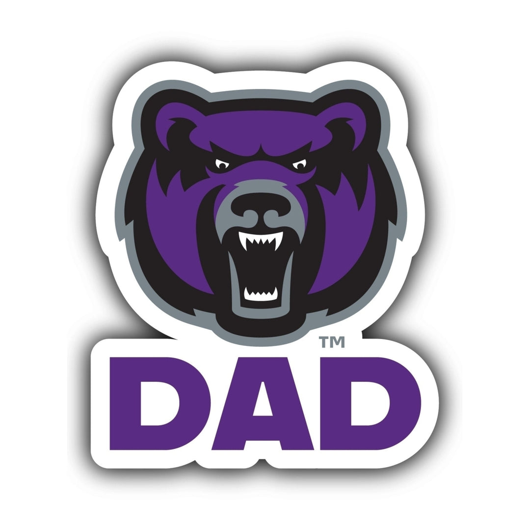 Central Arkansas Bears 4-Inch Proud Dad Die Cut Decal Image 1