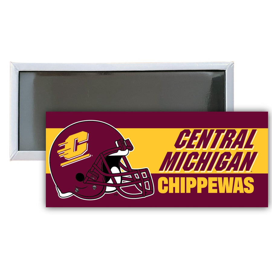 Central Michigan University 4.75 x 2-Inch NCAA Vibrant Collegiate Fridge Magnet - Multi-Surface Team Pride Accessory Image 1