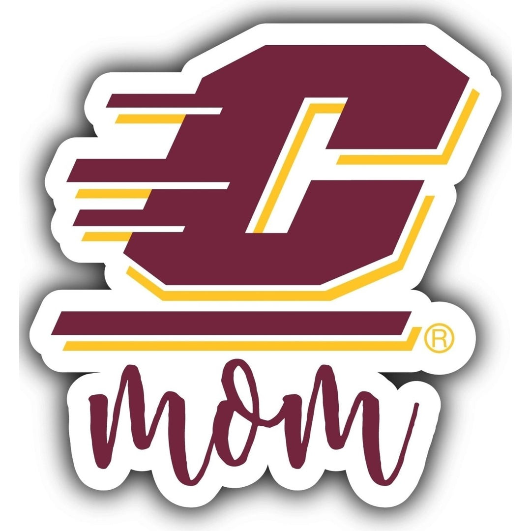 Central Michigan University Proud Mom 4-Inch Die Cut Decal Image 1