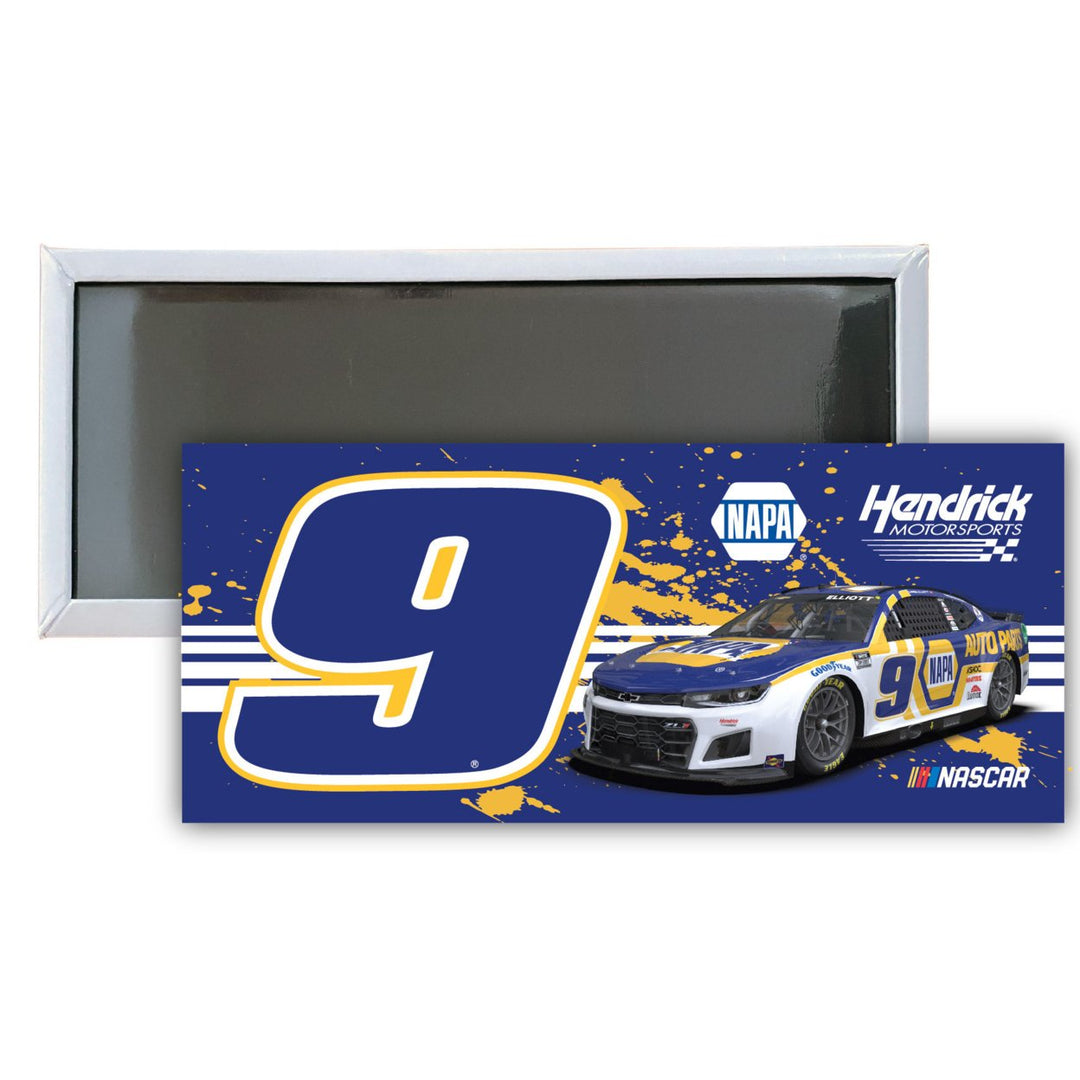 Chase Elliott 9 Nascar 4.75 x 2-Inch Fridge Magnet for 2022 Image 1