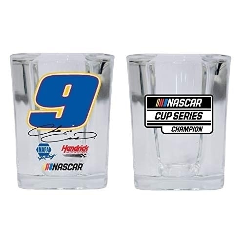 Chase Elliott 9 Nascar Shot Glass Set 4 Pack Image 1