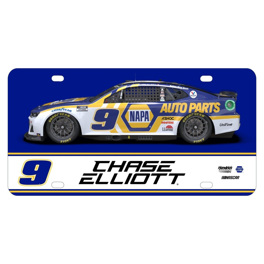 9 Chase Elliott Officially Licensed NASCAR License Plate Image 1
