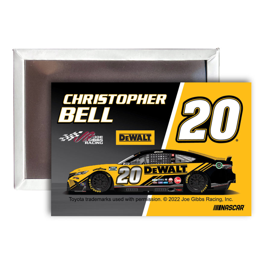 Christopher Bell 20 Nascar 2x3-Inch Fridge Magnet for 2022 Image 1