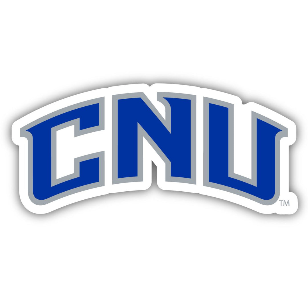 Christopher Newport Captains 4-Inch Elegant School Logo NCAA Vinyl Decal Sticker for Fans, Students, and Alumni Image 1