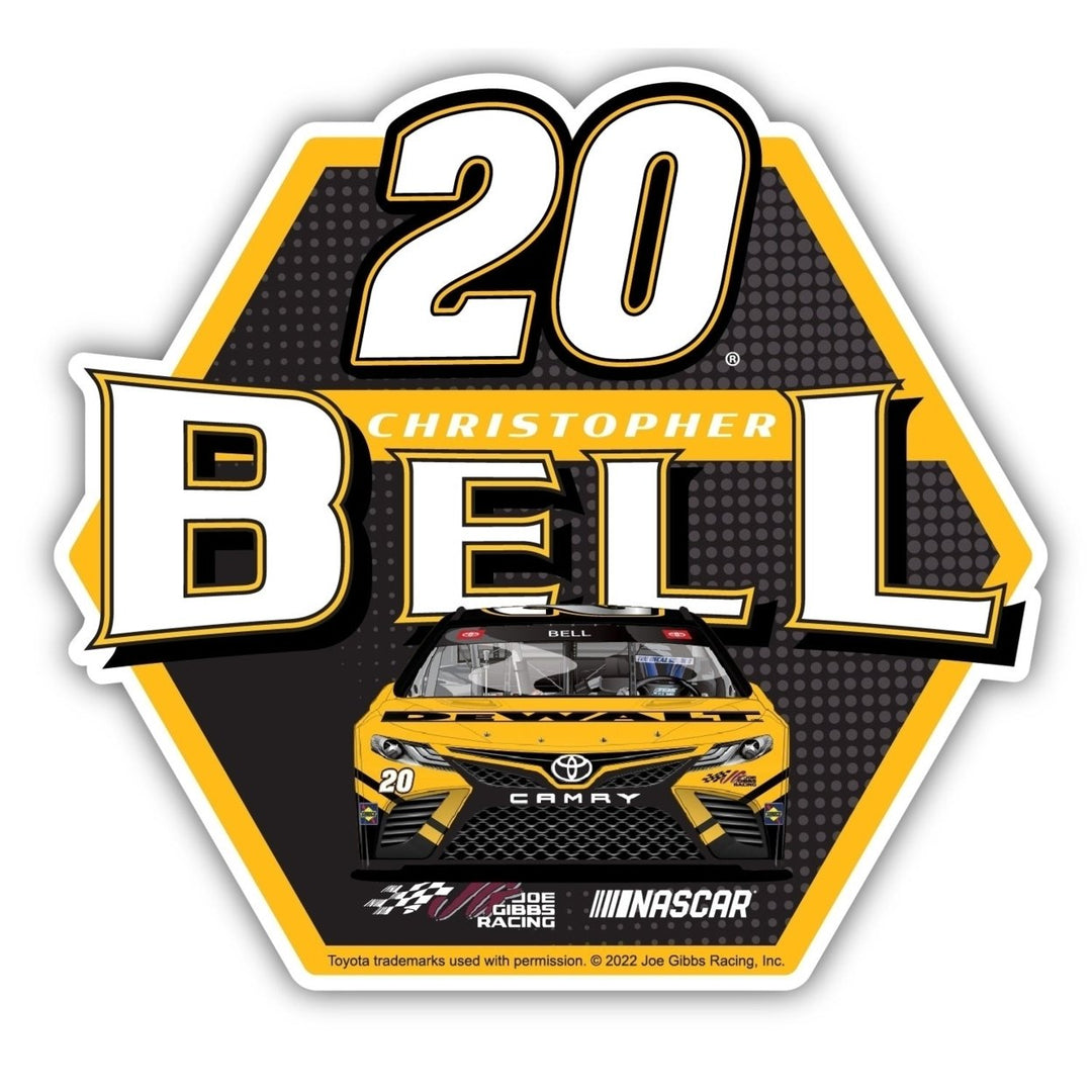 Christopher Bell 20 NASCAR Laser Cut Decal Image 1