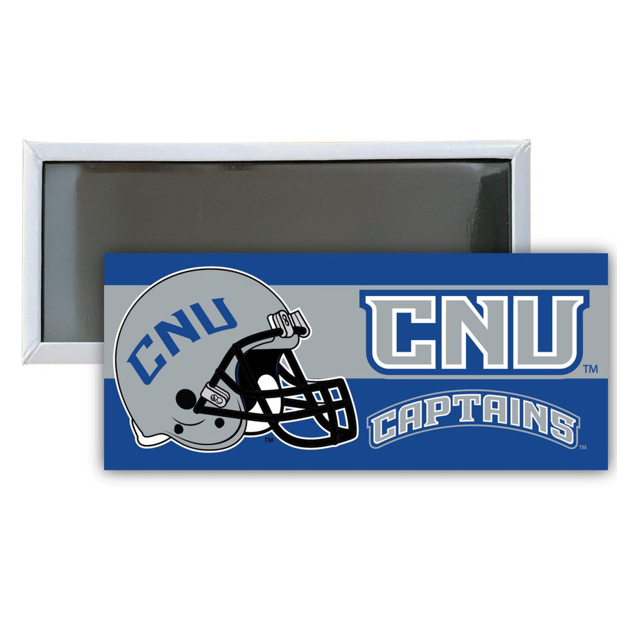 Christopher Newport Captains 4.75 x 2-Inch NCAA Vibrant Collegiate Fridge Magnet - Multi-Surface Team Pride Accessory Image 1