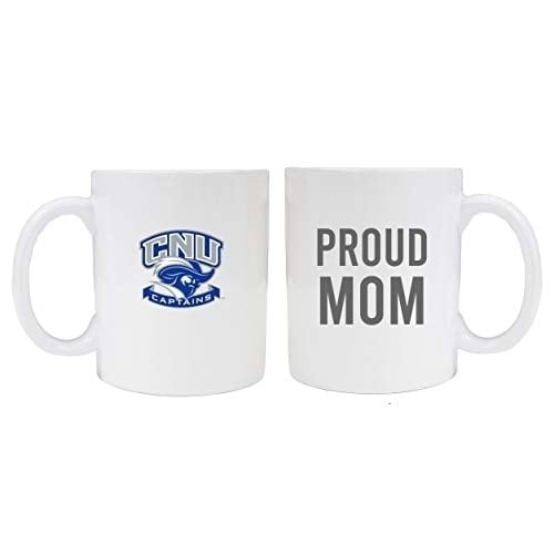 Christopher Newport Captains Proud Mom Ceramic Coffee Mug - White Image 1