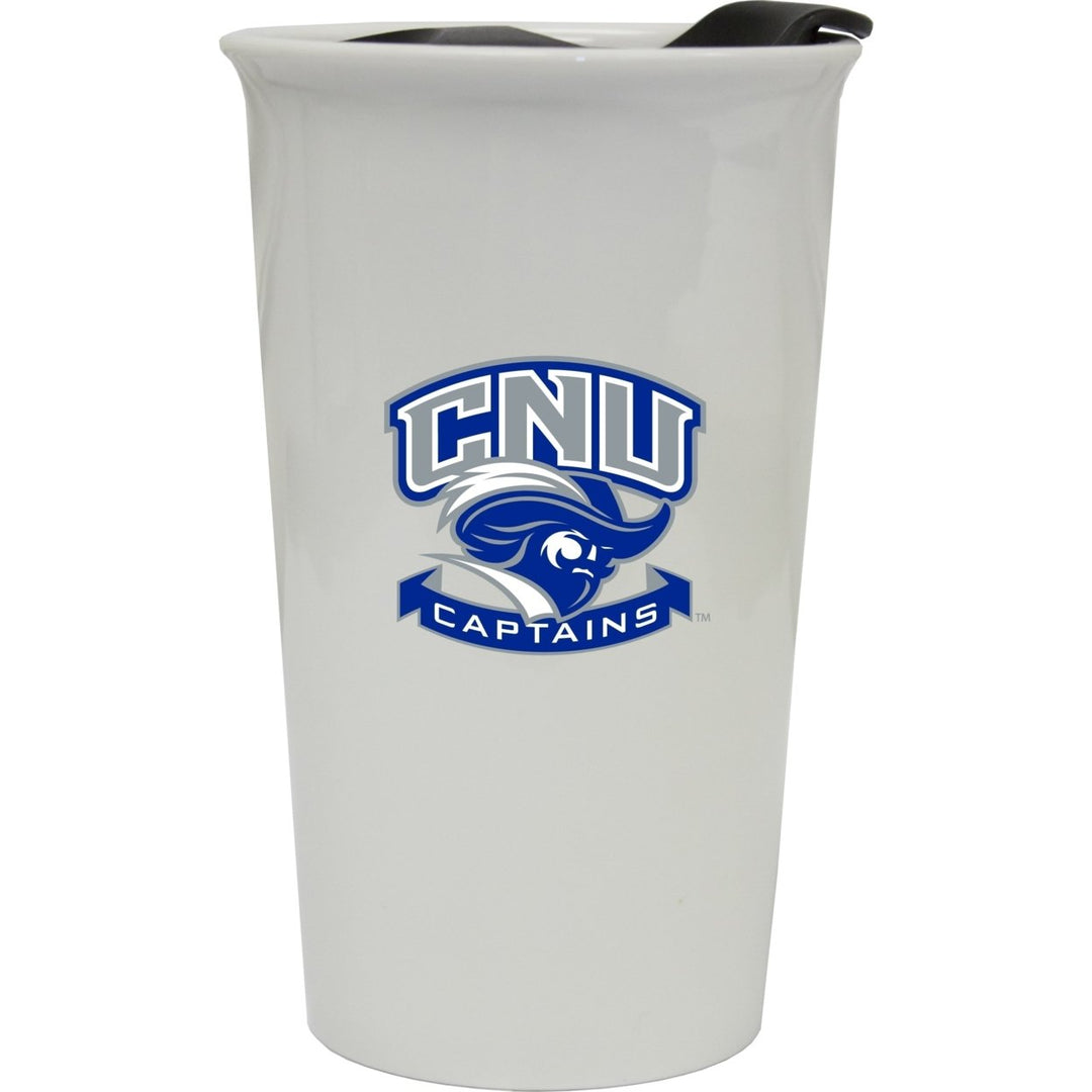 Christopher Newport University Ceramic Tumbler Image 1