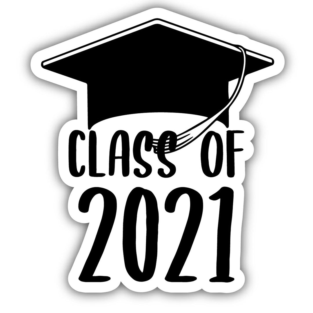 Class of 2021 Grad Gift 4" Decal Image 1