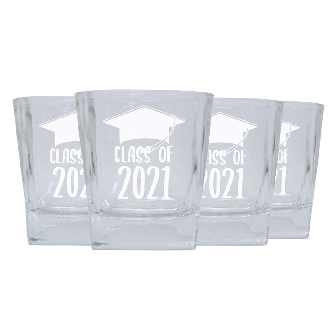 Class of 2021 Grad Whiskey Tumbler 4 Pack Image 1