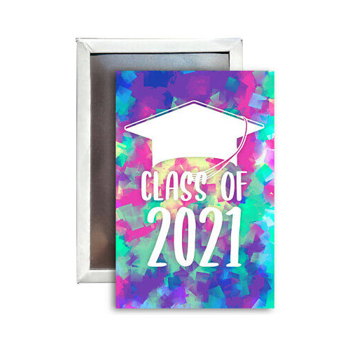 Class of 2021 Graduation 2x3" Fridge Magnet Image 1