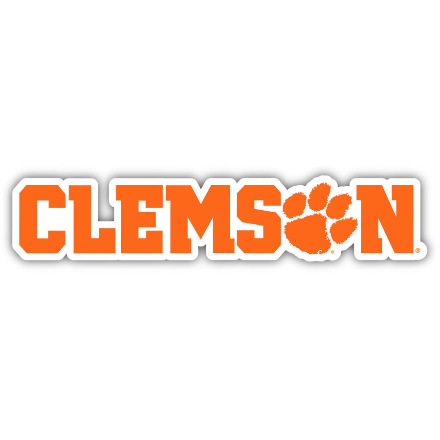 Clemson Tigers 4-Inch Elegant School Logo NCAA Vinyl Decal Sticker for Fans, Students, and Alumni Image 1