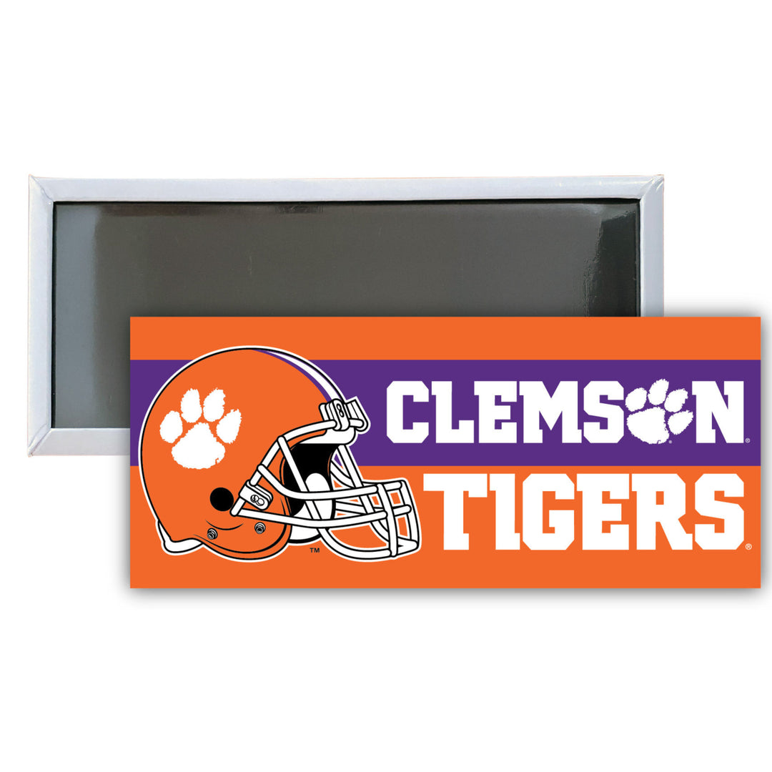 Clemson Tigers 4.75 x 2-Inch NCAA Vibrant Collegiate Fridge Magnet - Multi-Surface Team Pride Accessory Single Unit Image 1