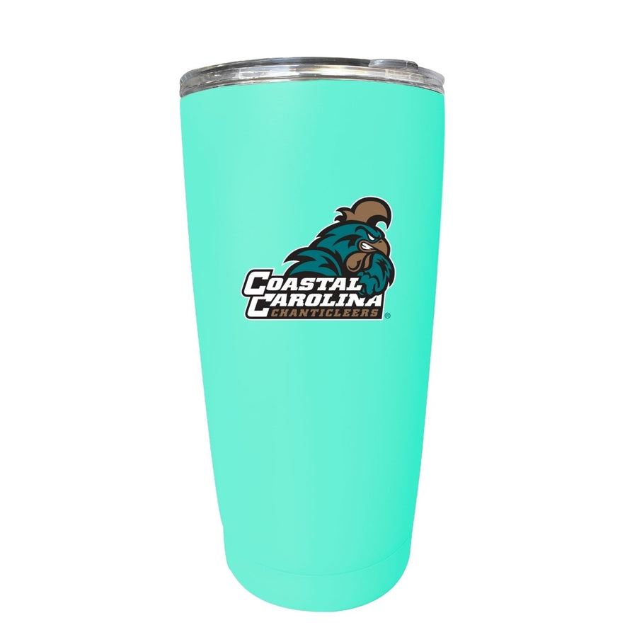 Coastal Carolina University NCAA Insulated Tumbler - 16oz Stainless Steel Travel Mug Choose Your Color Image 1