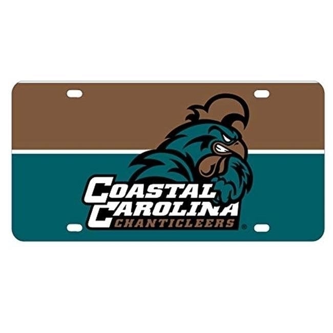 NCAA Coastal Carolina University Metal License Plate - Lightweight, Sturdy and Versatile Image 1