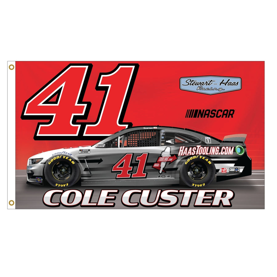 Cole Custer 41 NASCAR Cup Series 3x5 Flag for 2021 Image 1