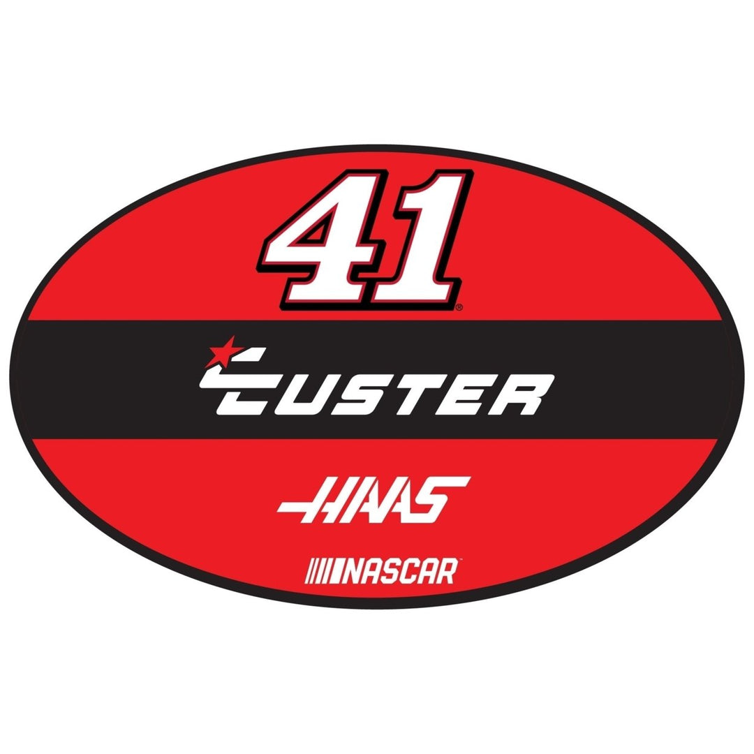 Cole Custer 41 NASCAR Oval Magnet FOR 2020 Image 1