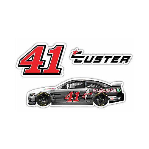 Cole Custer NASCAR 41 3 Pack Laser Cut Decal Image 1