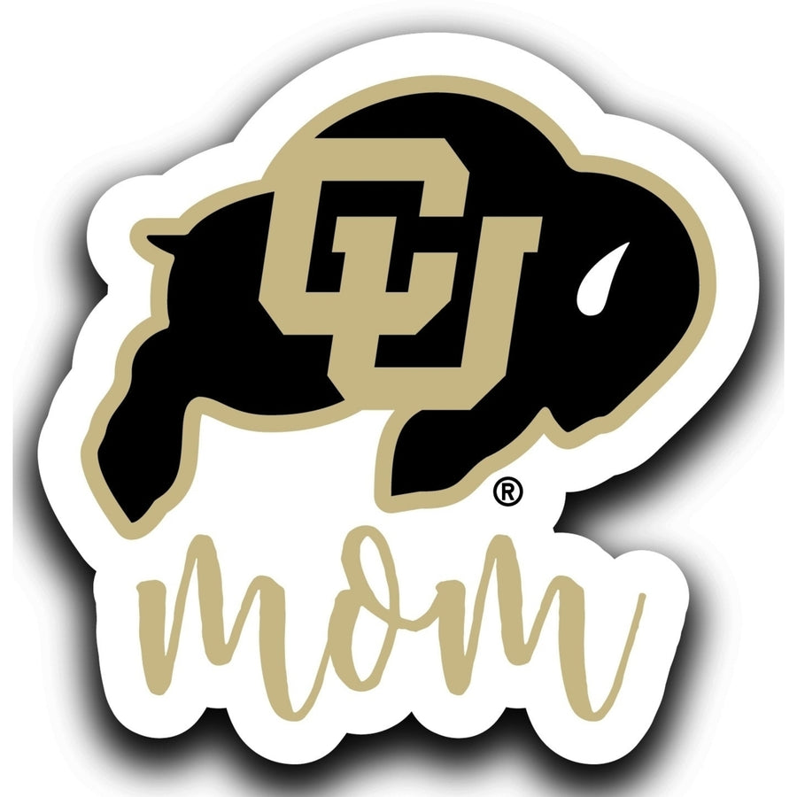 Colorado Buffaloes 4-Inch Proud Mom NCAA - Durable School Spirit Vinyl Decal Perfect Image 1