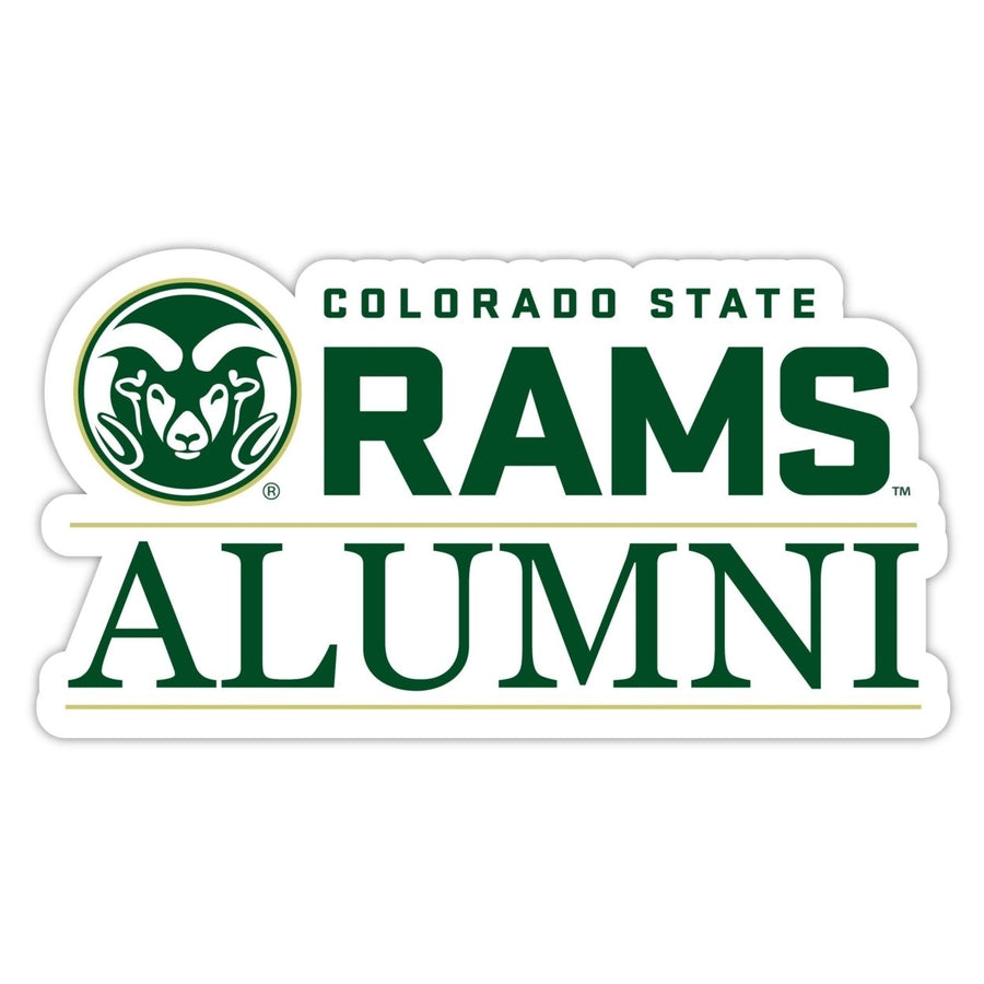 Colorado State Rams 4-Inch Alumni NCAA Vinyl Sticker - Durable School Spirit Decal Image 1