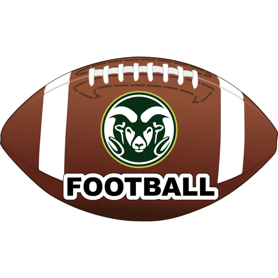 Colorado State Rams 4-Inch Round Football NCAA Gridiron Glory Vinyl Decal Sticker Image 1