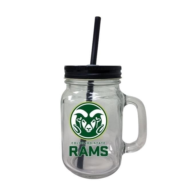 Colorado State University Mason Jar Glass Image 1