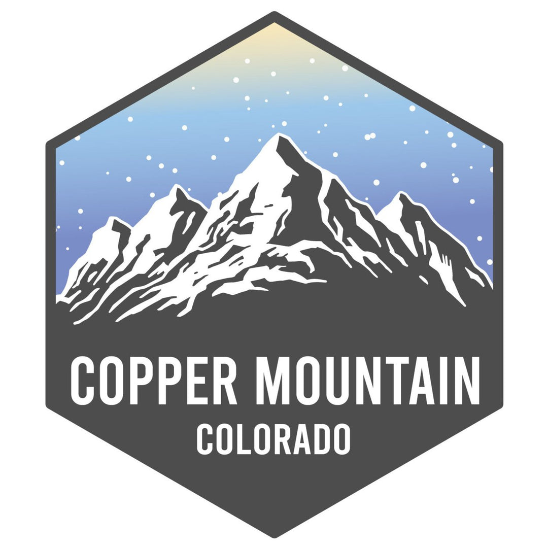 Copper Mountain Colorado Ski Adventures Souvenir 4 Inch Vinyl Decal Sticker Image 1