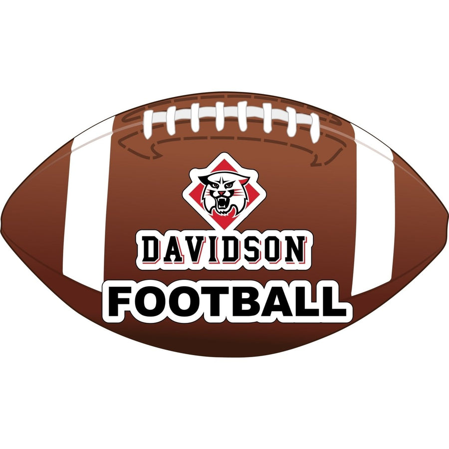 Davidson College 4-Inch Round Football NCAA Gridiron Glory Vinyl Decal Sticker Image 1