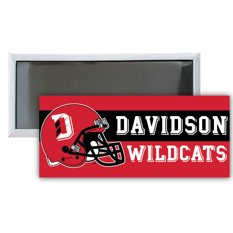 Davidson College 4.75 x 2-Inch NCAA Vibrant Collegiate Fridge Magnet - Multi-Surface Team Pride Accessory Single Unit Image 1