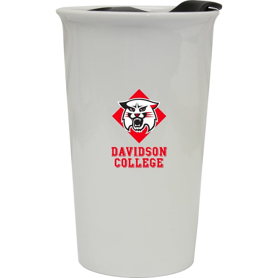 Davidson College Double Walled Ceramic Tumbler Image 1