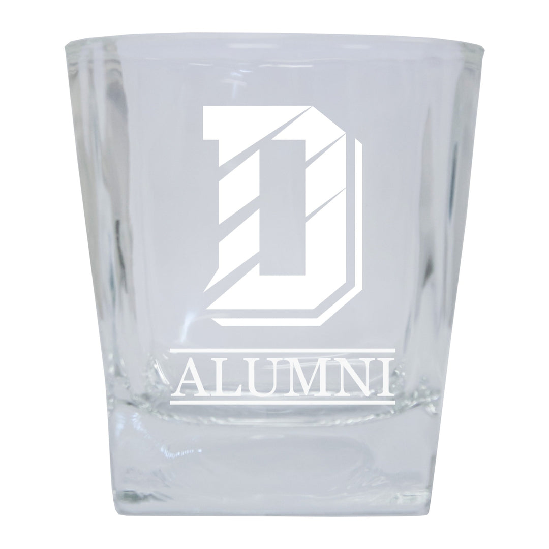 Davidson College 2-Pack Alumni Elegance 10oz Etched Glass Tumbler Image 1