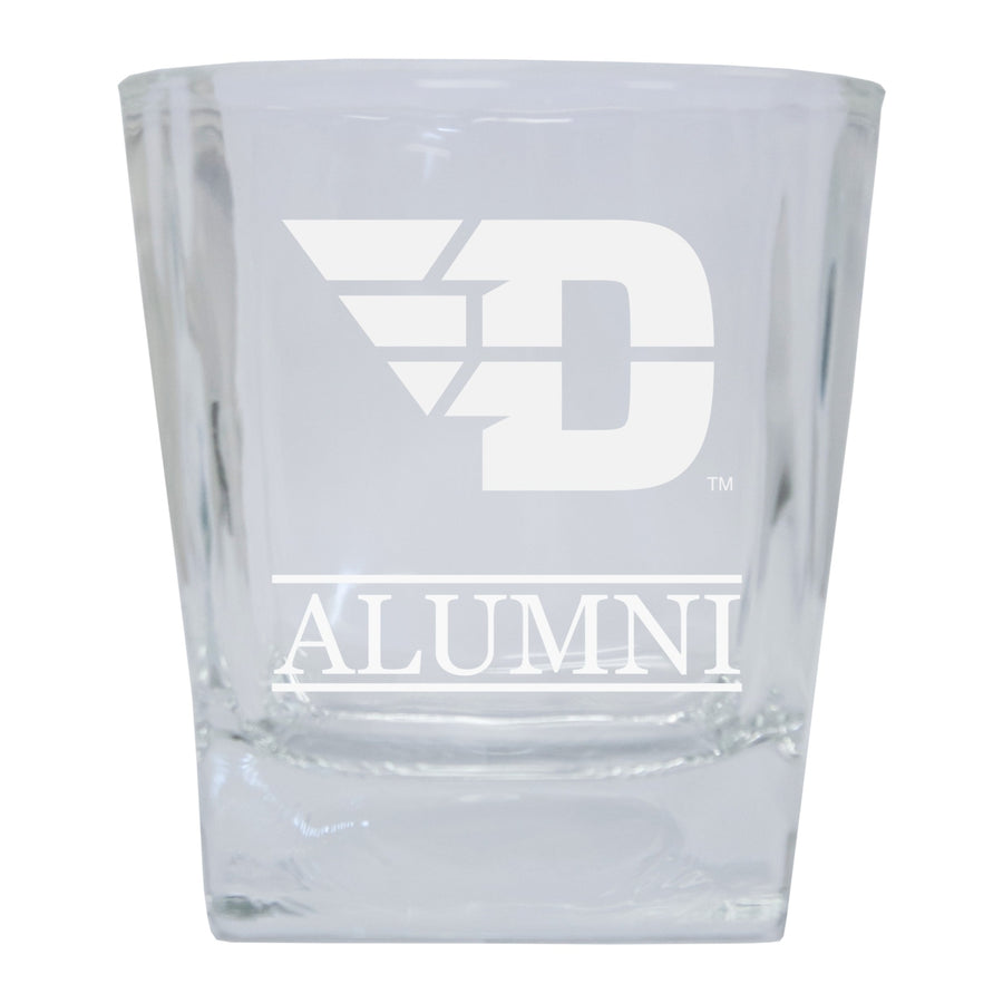 Dayton Flyers 2-Pack Alumni Elegance 10oz Etched Glass Tumbler Image 1