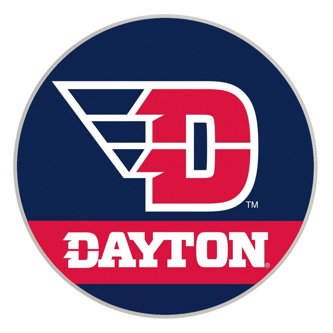 Dayton Flyers Officially Licensed Paper Coasters (4-Pack) - Vibrant, Furniture-Safe Design Image 1