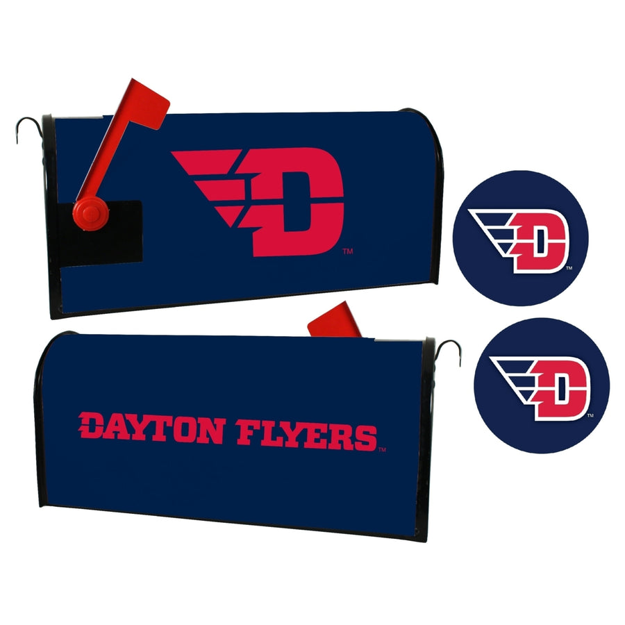 Dayton Flyers NCAA Officially Licensed Mailbox Cover and Sticker Set Image 1
