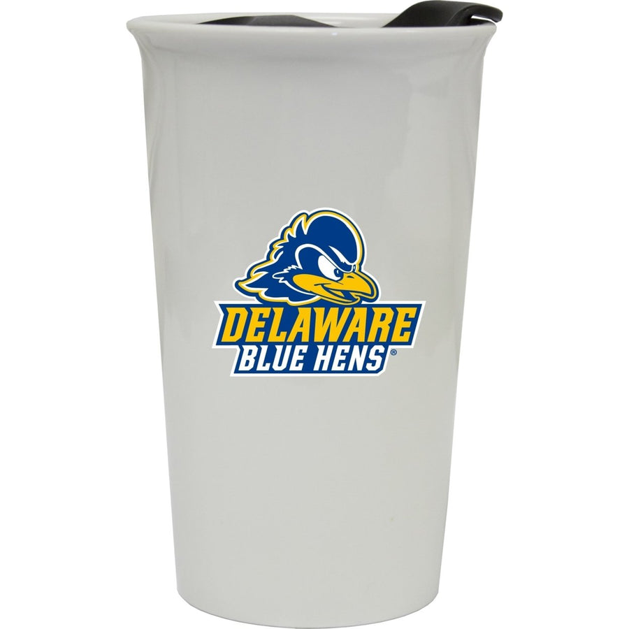 Delaware Blue Hens Double Walled Ceramic Tumbler Image 1