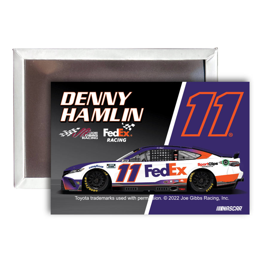 11 Denny Hamlin Nascar 2x3-Inch Fridge Magnet Image 1