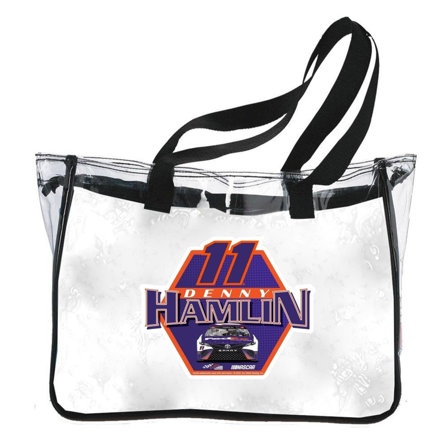 Denny Hamlin 11 Nascar Clear Tote Bag for 2022 Image 1