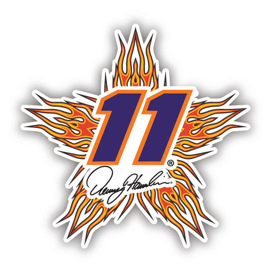 Denny Hamlin 11 NASCAR Cup Series 3" Laser Cut Decal Image 1