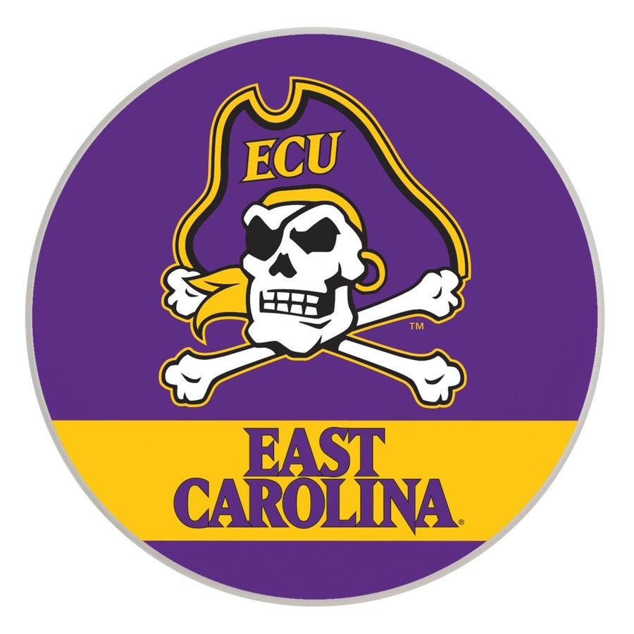 East Carolina Pirates Officially Licensed Paper Coasters (4-Pack) - Vibrant, Furniture-Safe Design Image 1