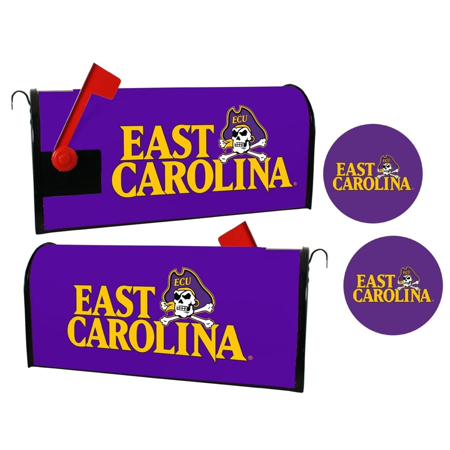 East Carolina Pirates NCAA Officially Licensed Mailbox Cover and Sticker Set Image 1
