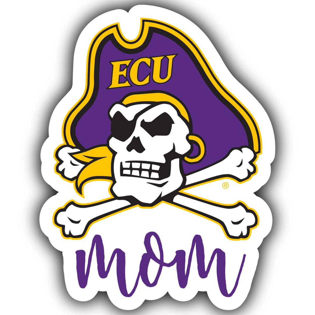 East Carolina Pirates 4-Inch Proud Mom NCAA - Durable School Spirit Vinyl Decal Perfect Image 1