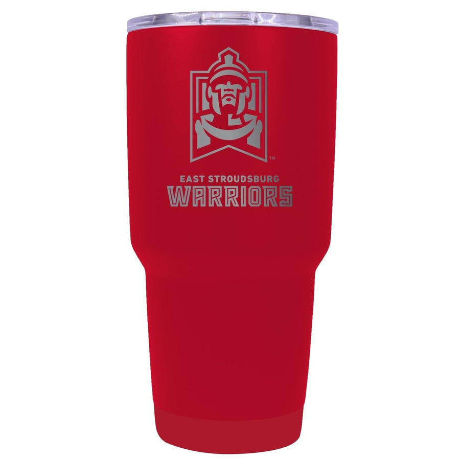 East Stroudsburg University Premium Laser Engraved Tumbler - 24oz Stainless Steel Insulated Mug Choose Your Color. Image 1