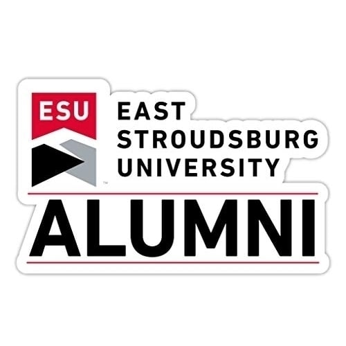 East Stroudsburg University 4-Inch Alumni 4-Pack NCAA Vinyl Sticker - Durable School Spirit Decal Image 1